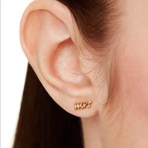 Kate Spade Mrs earrings NWOT